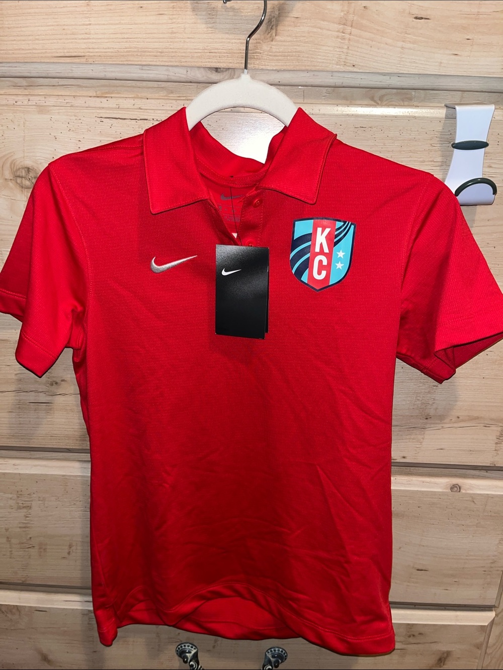 Nike Red KC Soccer Polo